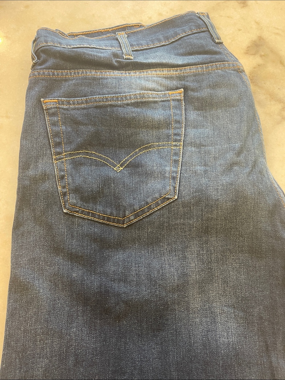 Levi's 569 Men's Indigo Straight Jeans 38x32 - Picture 2 of 5